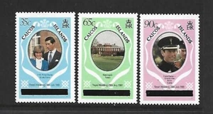 ISLAS CAICOS. Año: 1981. Tema: BODAS REALES. - Picture 1 of 1