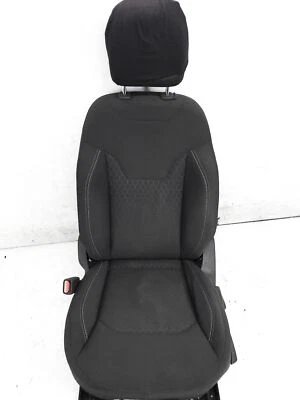 Jeep Compass 2017-22 asiento manual delantero izquierdo del conductor - tela negra sin plegar hacia adelante Foto 1 de 4