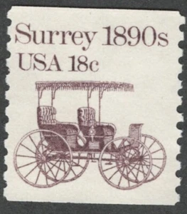 US. 1907. 18c. Surrey 1890s. Coil Single. MNH. 1981 - Picture 1 of 1