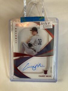 2021 Immaculate Collection Shadowbox Signatures #SS-CM Casey Mize RC 22/49