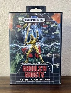 Ghouls 'n Ghosts (Sega Genesis, 1989) CIB GREAT CONDITION - Picture 1 of 6