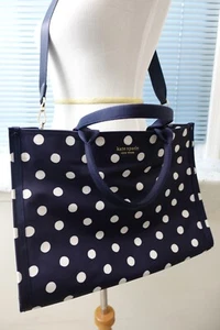 Borsa leggera Kate Spade Sunshine Dot tessuto stampato grande lavoro laptop - Foto 1 di 9