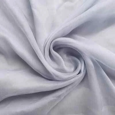 55'' Wide By Yard Plain Silk Chiffon Crepe Fabric Silk Crinkled Georgette Yoryo - Image 1 of 4