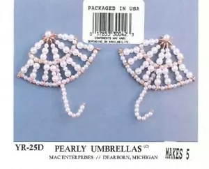 ¡¡¡Nuevo en paquete!!! ¡¡De colección! KIT DE PARAGUAS PERLADAS MERRI MAC PINES HACE 5 - Imagen 1 de 1
