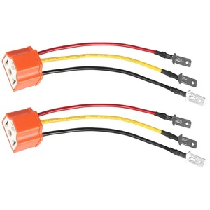 Keramik H4 Buchsen H4 9003 HB2 Kabelbaum H4 auf 3 Pin Adapter Scheinwerfer C... - Bild 1 von 7