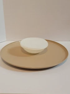 Vintage Tupperware Chip Dip-N-Serve runde Gemüse Vorspeise 13" Tablett 492 - Bild 1 von 5