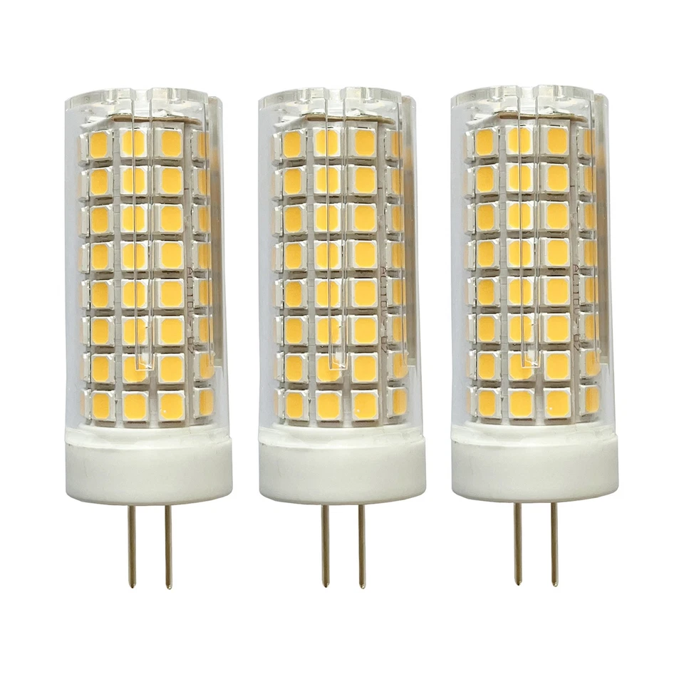 3pcs G8 GY8.6 Led Bulbs 80W Halogen Bulb Replacement Dimmable 9W Light Lamp 110V - Image 1 of 4