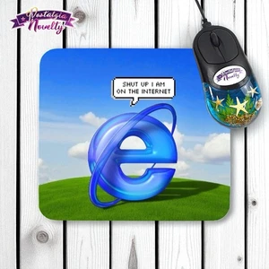 Süßes Frutiger Aero Y2K Windows Msn ästhetisches Mauspad (rechteckig), Internet Y2K - Bild 1 von 2