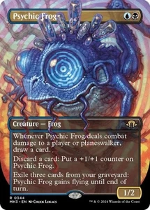 Psychic Frog (Borderless) -Foil Near Mint MTG Modern Horizons 3 - Picture 1 of 1