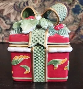2008 FITZ and FLOYD Bellacara 63/446 Lidded Box with Original Packaging Box - Picture 1 of 10
