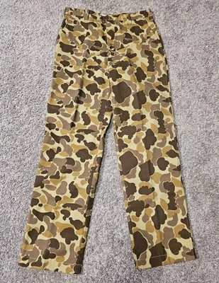 Vintage Gamehide Brush Buster Frogskin Camo Pants Mens 36(35x34) Deadstock Brown - Image 1 of 4