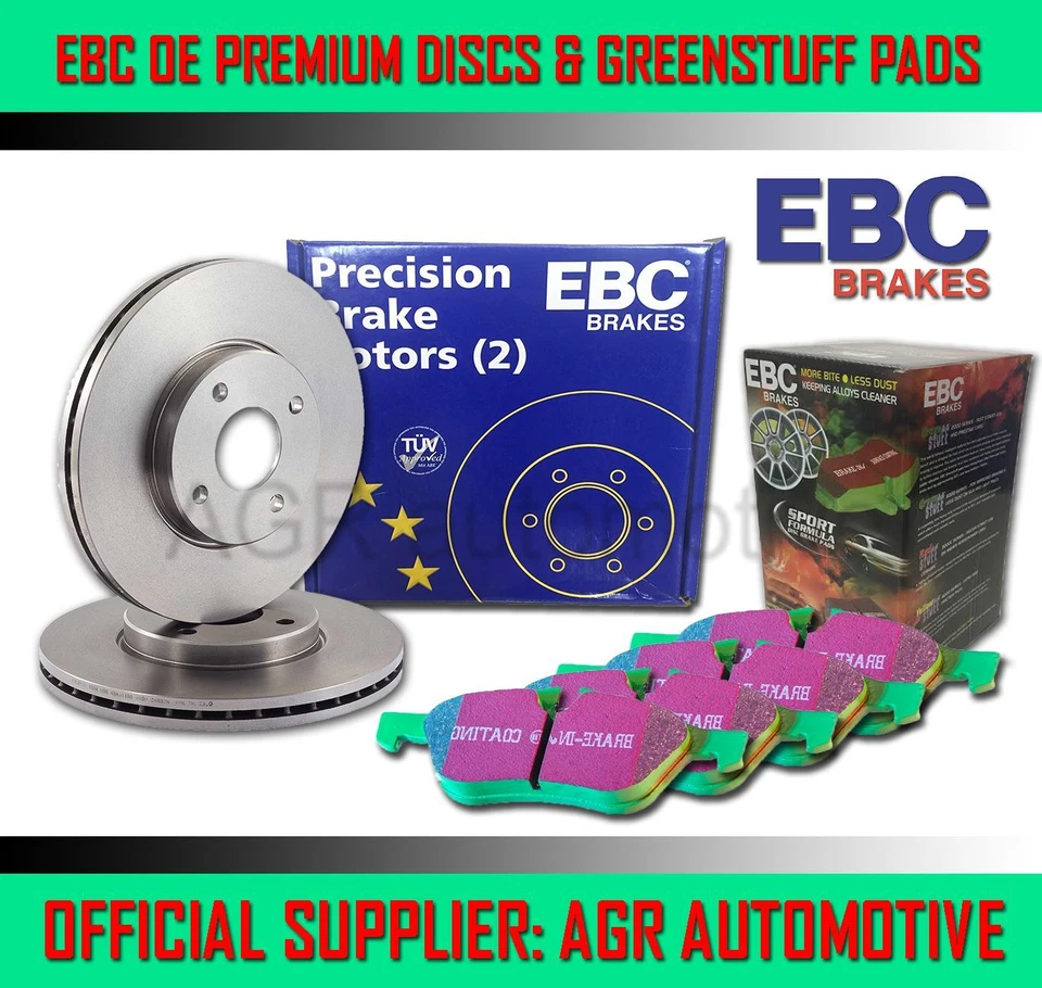 EBC DISCOS DELANTEROS Y PASTILLAS GREENSTUFF 301mm PARA CHEVROLET ASTRO 4.3 2x2 1995-03 Foto 1 de 1