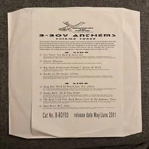 B-Boy Anthems Volume Three - Bild 1 von 3