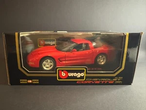 Bburago Chevrolet Corvette C5 Coupè 1997 Rosso (Cod.3066) 1:18 - Foto 1 di 21