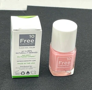 10 FREE CHEMISTRY BASE COAT+PEONIES NAIL COLOR LOT OF 2 BNIB CLEAN NAIL COLOR - Picture 1 of 4