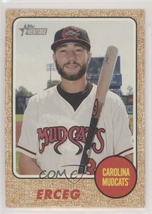 2017 Topps Heritage Minor League Edition First Name Omission Lucas Erceg #178