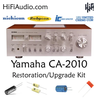 Yamaha CA-2010 reconstruir restauración recap actualización kit reparación filtro condensador Foto 1 de 4