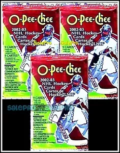 3x OPC 2002 PATRICK ROY SIGNATURE? random AUTO JERSEY HOCKEY SEALED PACKS LOT - Picture 1 of 2