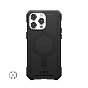 Coque noire Urban Armor Gear (UAG) Essential Armor pour iPhone 15 Pro Max - Photo 1 sur 4