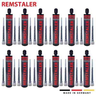 12x Verbundmörtel / Injektionsmörtel / Montagemörtel 300ml - inkl. 24 Mischer - Bild 1 von 4