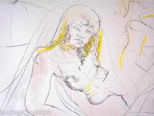 SELTENE DALI SIGNIERTE RADIERUNG CLEOPATRA KÖNIGIN DES NILS - Bild 1 von 2