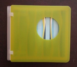 Creative Memories Lime Green Techno Plastic 7x7 Album- w/ pages NEW, not sealed - Picture 1 of 4