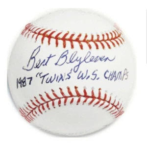 Bert Blyleven Signed Baseball 1987 Minnesota Twins World Series Champs - Picture 1 of 1