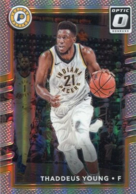 Optic Prizms Holo Thaddeus Young Chicago Bulls Prizm Parallels Cl843 2017-18 Foto 1 de 2