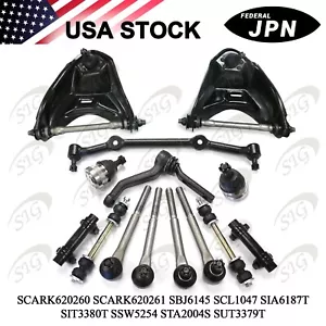 14PC Front Suspension Control Arm Tie Rod End Kit for 1996 - 2003 GMC Sonoma RWD - Picture 1 of 9