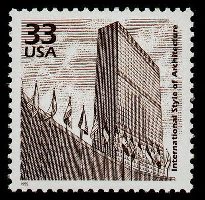 USA, SCOTT # 3186-K, UNITED NATIONS BUILDING, INTERNATIONAL STYLE ARCHITECTURE - Image 1 of 2