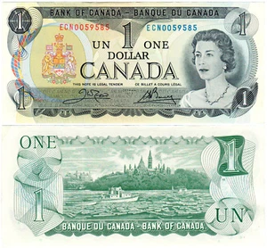 Canada $1 P#85c (1973) Banque du Canada AUNC - Picture 1 of 1