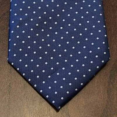 Van Heusen Blue Gray 100% Polyester Men’s Neck Tie Made In China - Image 1 of 4