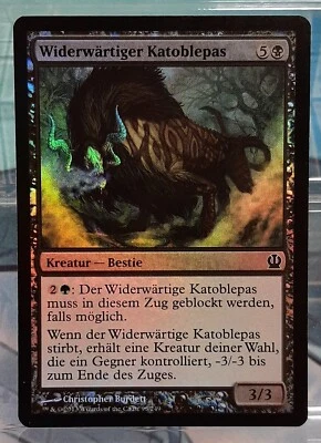 Magic - Widerwärtiger Katoblepas - Common/Foil/Kreatur - Theros - DE/NM - Bild 1 von 3