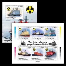 Nuclear Icebreakers MNH Stamps 2023 Niger M/S + S/S