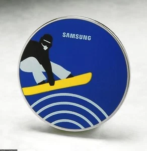 OLYMPIC PINS BADGE 2018 PYEONGCHANG SOUTH KOREA SAMSUNG SPONSOR SNOWBOARDING - Bild 1 von 1