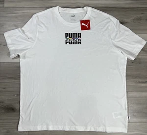 Puma T-Shirt Men's XL White Core International Tee US New - Picture 1 of 5