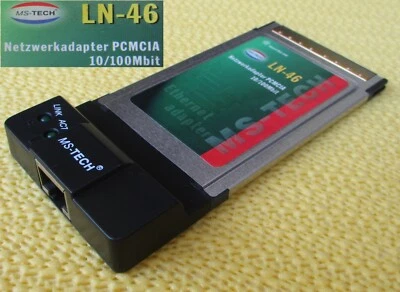 Netzwerkadapter PCMCIA LN-46  10/100Mbps - Bild 1 von 3