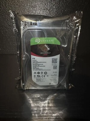 Seagate IronWolf NAS 4TB Internal Hard Drive 5900RPM 3.5" (ST4000VN008) - Image 1 of 2