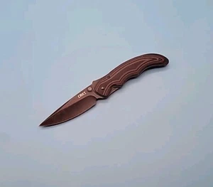 CRKT Endorser 1105K Pocket Knife - Plain Assisted Blade - Liner Lock - Picture 1 of 7