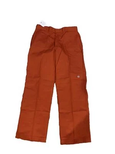 Vintage Y2K Dickies Double Knee Cell Phone Work Pant Rustic Red 85283 NWT 32-48 - Picture 1 of 25