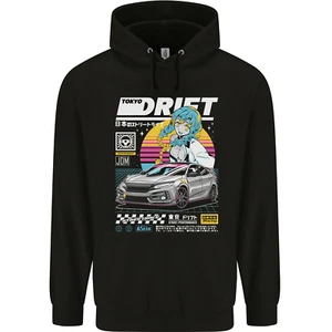 Tokyo Drifting Anime Drift Car Japan Childrens Kids Hoodie - Picture 1 of 3