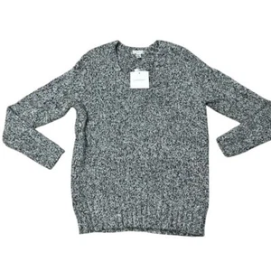 NWT Croft Barrow Womens Petite Large Knit Sweater V-Neck Static Pullover 40$ - Picture 1 of 5