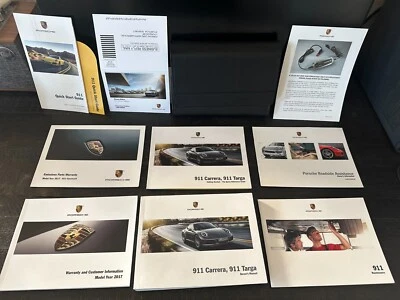Новый 2017 Porsche 911 Carrera & Targa 4S S владельцы руководство набор оригинальный заводской OEM - Изображение 1 из 4