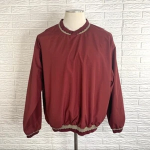 Tri-Mountain Herren Burgund 2400 Crosswind Shirt Mikrofaser Pullover Größe M - Bild 1 von 6