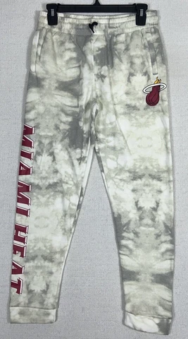 Miami Heat Sweat Pants Joggers Youth XL Tie-Dye NBA Cover
