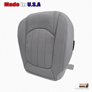 Cubierta de asiento perforada de vinilo inferior lateral del pasajero Buick Enclave 2008-2012 gris - Imagen 1 de 9