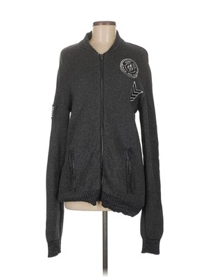 Sudadera con capucha gris con cremallera American Rag Cie para mujer M Foto 1 de 4