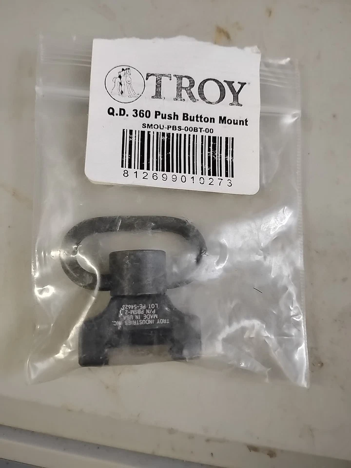 Montaje en riel giratorio con botón pulsador Troy Industries QD 360 Foto 1 de 4