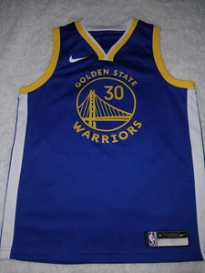 Nike Youth Steph Curry 30 Jersey Golden State Warriors Size M 10-12 - Picture 1 of 4