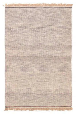 Traditional Vintage Hand Woven Oriental Carpet 4'0" x 6'0" Wool Kilim Area Rug - Image 1 of 4